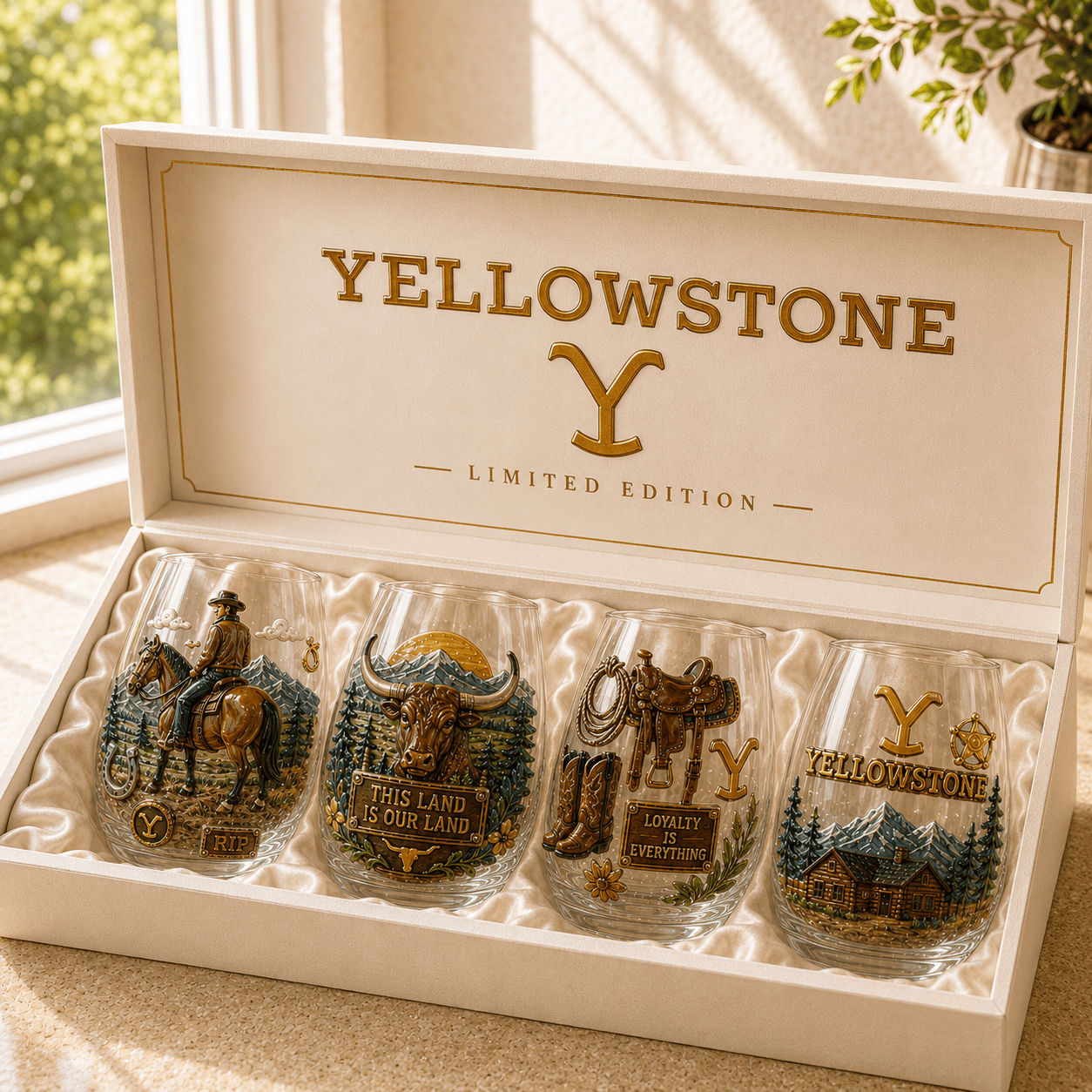 Premium YLST Whiskey Glass Set TMH