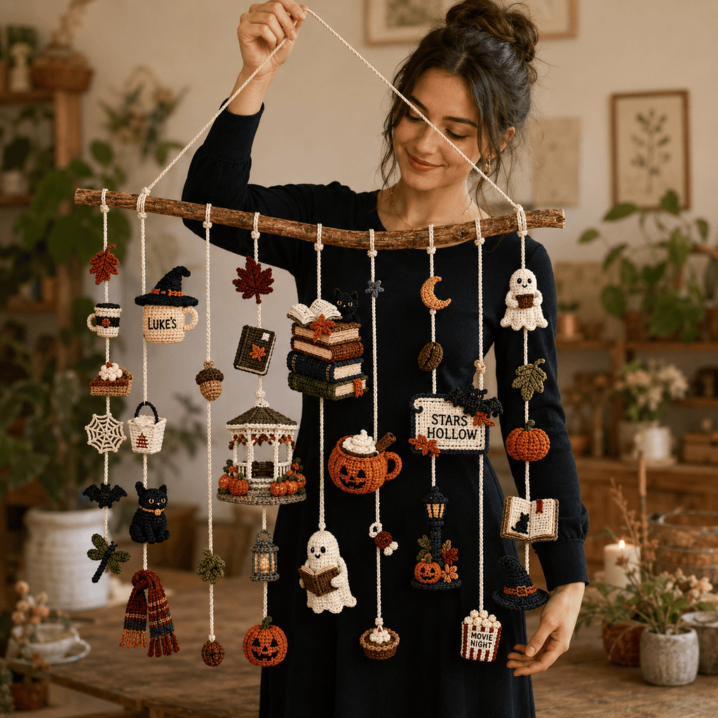 GMG Halloween Crochet Wall Hanging HTTT