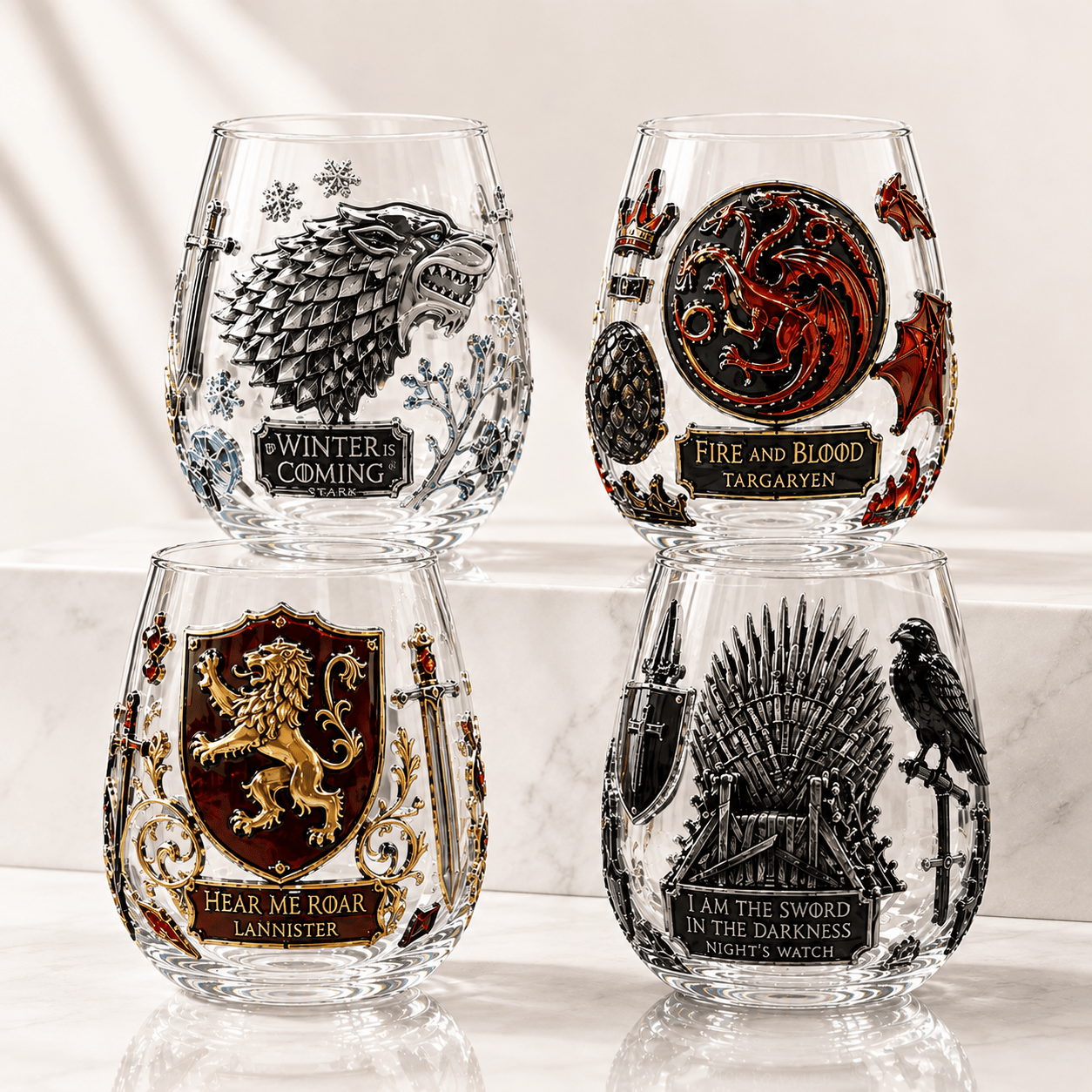 Premium GOT Wine Glass Cup TTTT