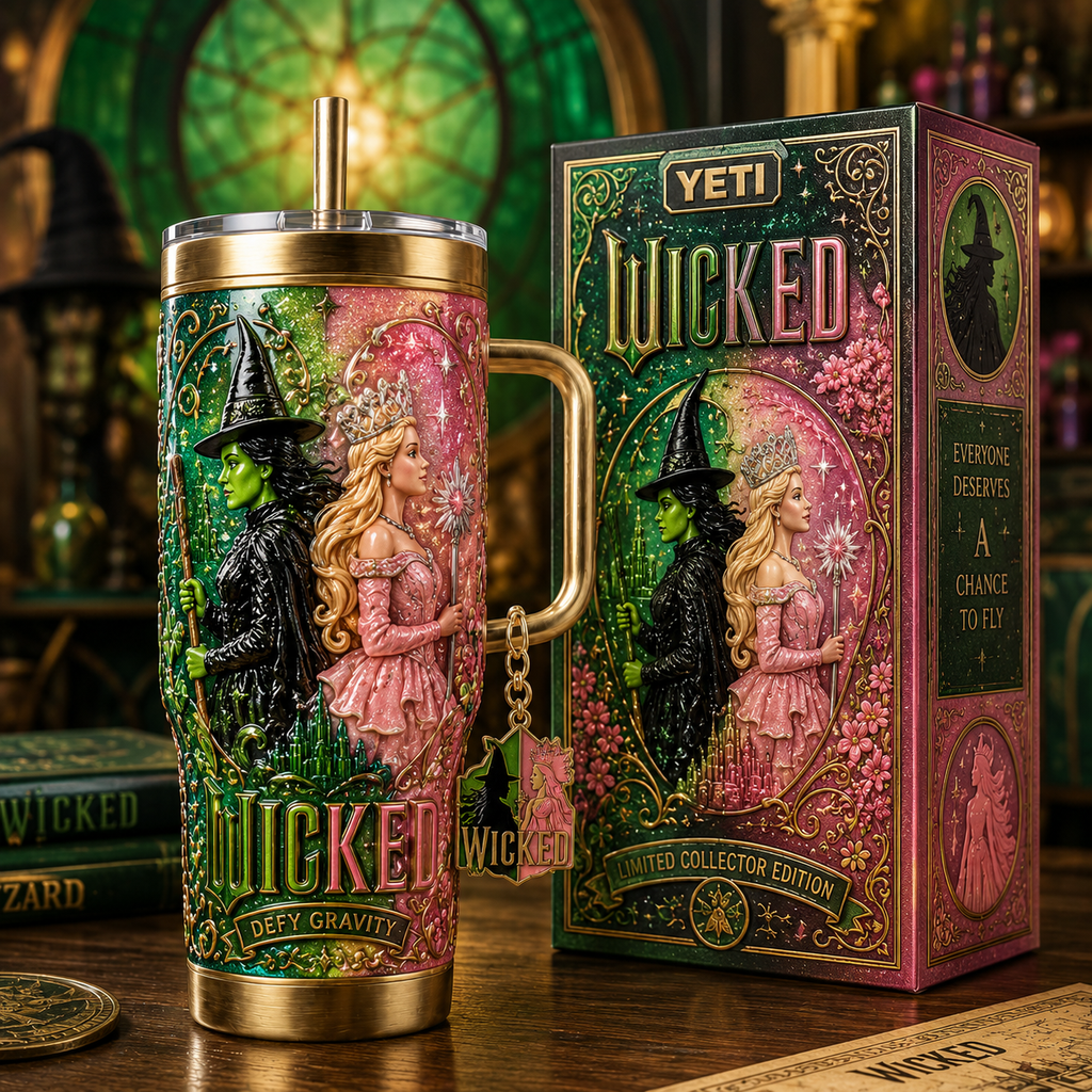 WCKD 40oz Tumbler With Handle TTNL