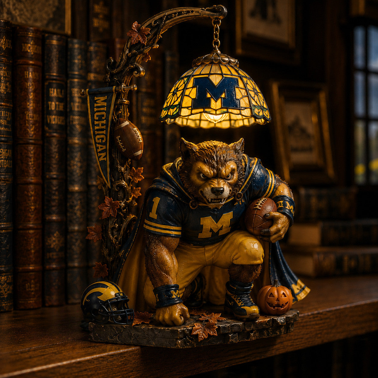 Premium MWR Bookshelf Figurines Lamp PDL