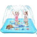 Outdoor Splash Pad for Toddlers 67 Inflatable Wading Pool Water Toy in Blue for Ages 3-9 Years Old Summer Fun Gift for Backyard
